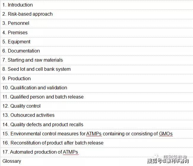 EU GMP Part IV – ATMPs GMP要点解析（一）